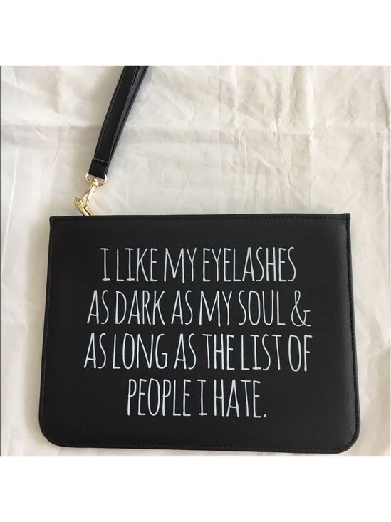Handbags - HATER cosmetic pouch.